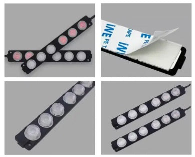 Truck/Car/Bike 12V 6smd LED Strobe Warning Light Strobe Grille Flashing Lightbar (pack of 2)