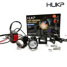 40W HUKP Mini Driving Light High and Low Beam Yellow / White LED Aniti Fog For Cars / Motorcycle