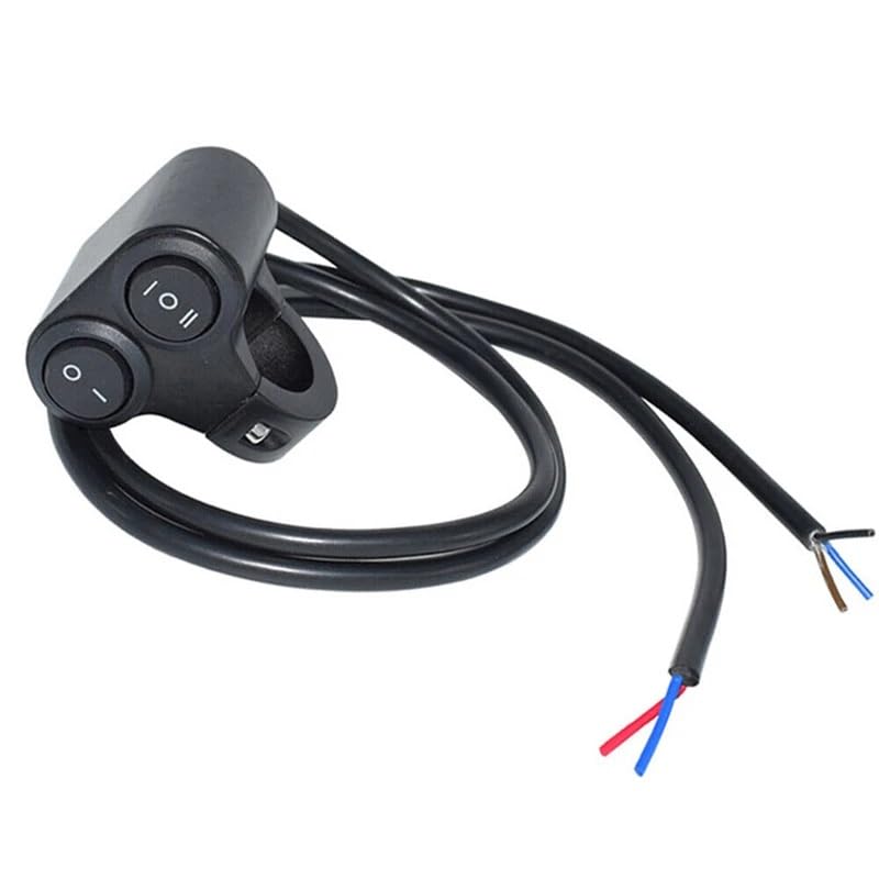 7/8-inch Metal 12V Switch (1WAY / 2Way) Control for Headlight, Fog Light, Horn, Hazard Control