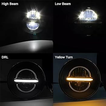 Original 135W HJG 7 Inch minus LED Headlight ( Pack of 1 )