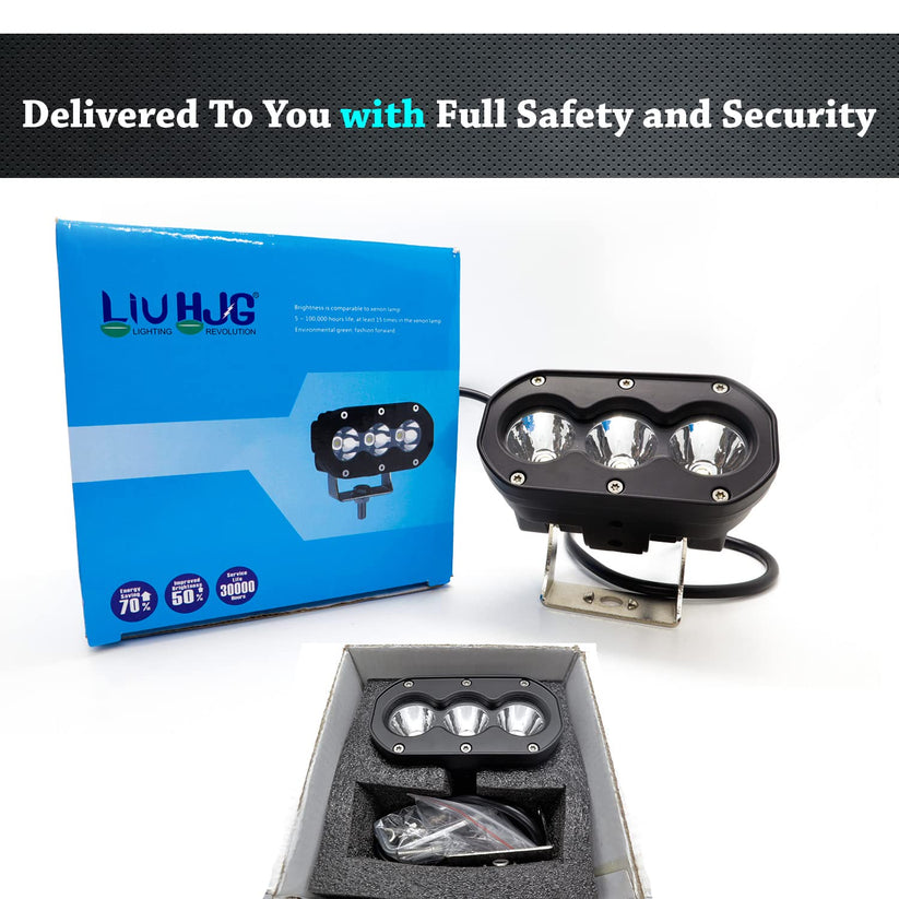 HJG S-11 60watt Cree LED Fog Light for all Vehicles (pack of 2)