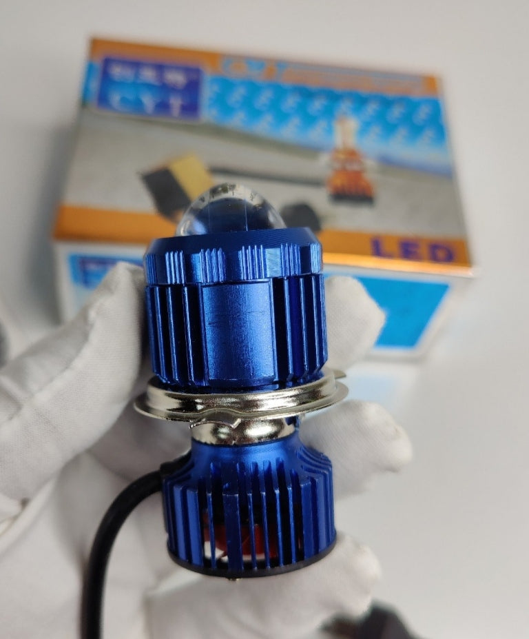 Universal CYT V4 Projector Headlight Offers Dual Color Modes White And Yellow Beam