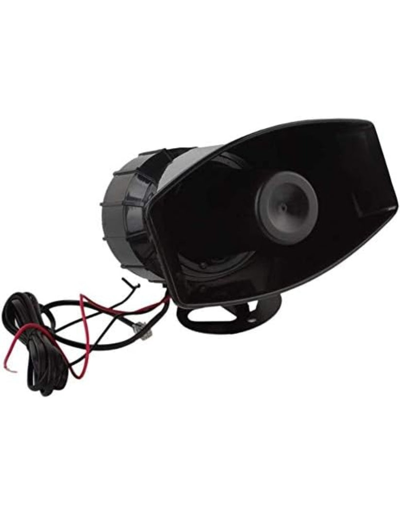 Imported 100W Car 7 Tone Sound Siren Speaker 12V Vehicle Horn With Mic PA Speaker