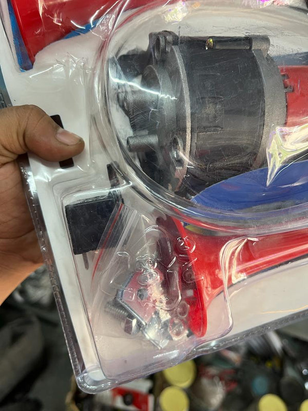 Original 3 Pipe Air Horn 12 Volts (DC) For Bike, Cars, Trucks & Heavy Vechicles