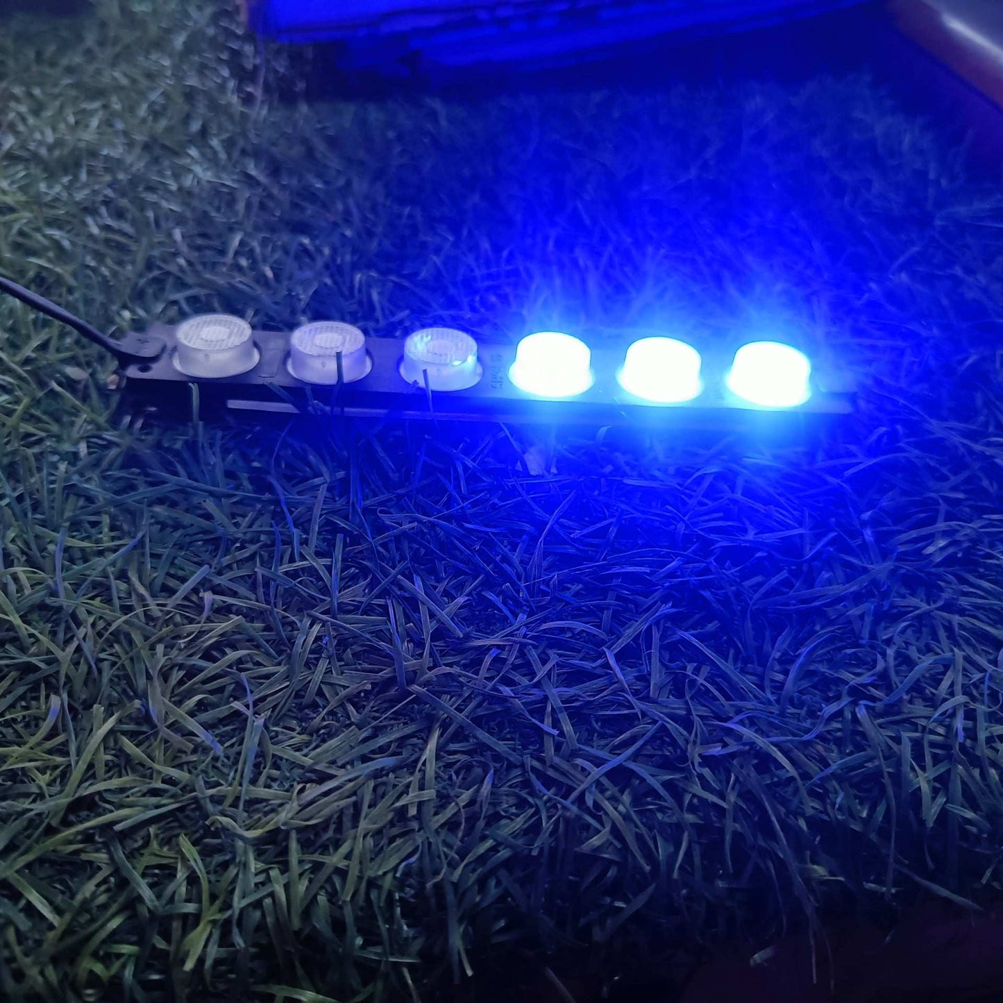 Truck/Car/Bike 12V 6smd LED Strobe Warning Light Strobe Grille Flashing Lightbar (pack of 2)