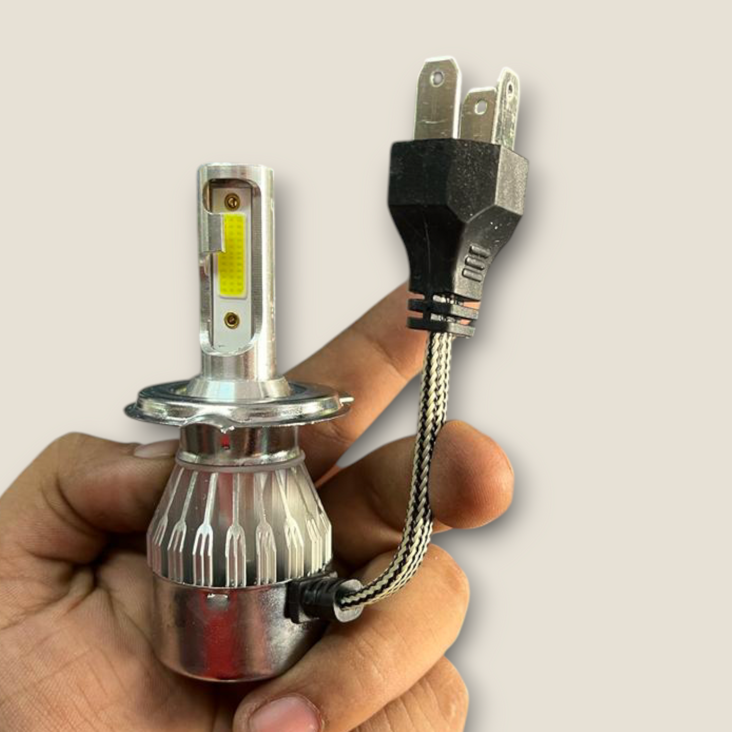 C6 36W - White LED Headlight Light Bulb Super Bright with Hi/Lo Beam for Cars (36W, White, 2 PCS)
