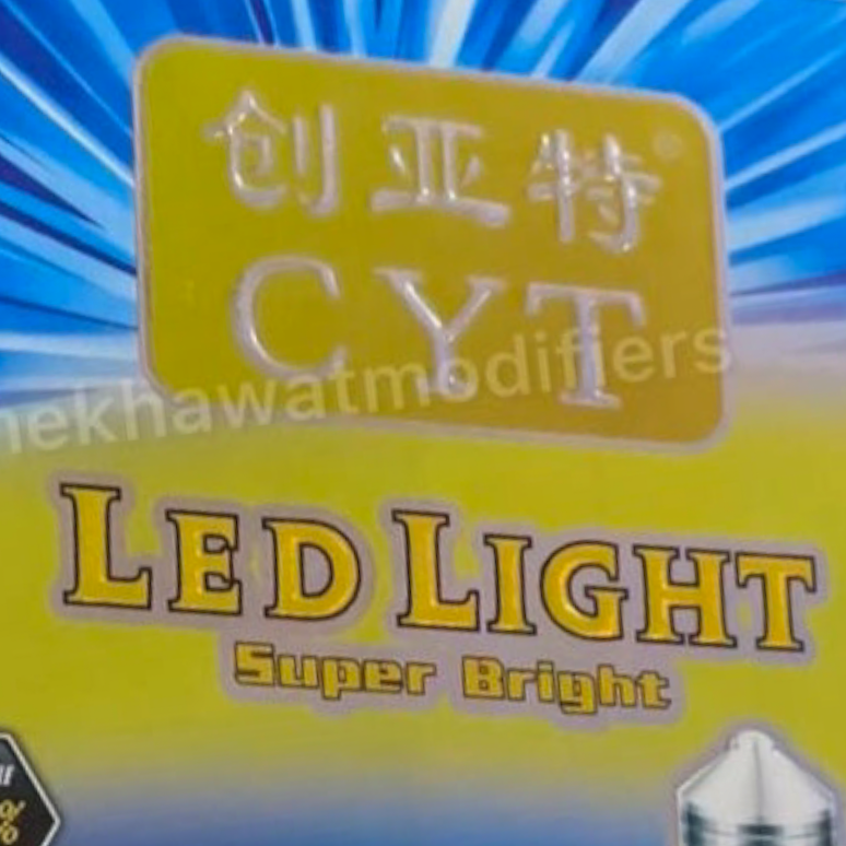 60W CYT F10 TRI Color LED Headlight - Universal for all 2/4 Wheelers