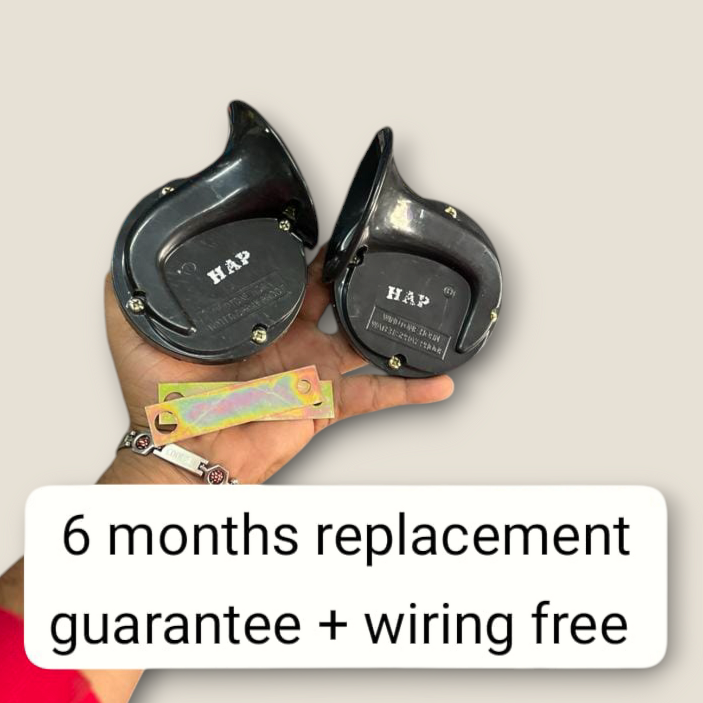 Universal HAP Windtone Horn with FREE Wiring (pack of 2) free wiring 12V