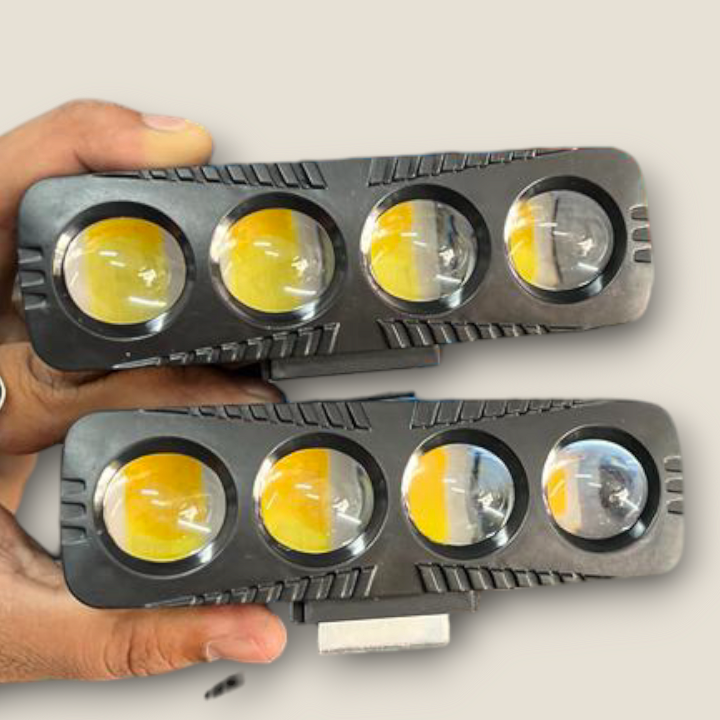 LIU HJG Original Future 40W Laser 4 Lens Dual Colour (Yellow /White) LED Fog Light Latest 2025