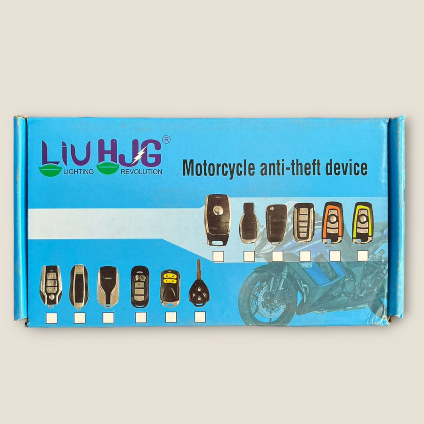 HJG Anti-theft system for two Wheeler