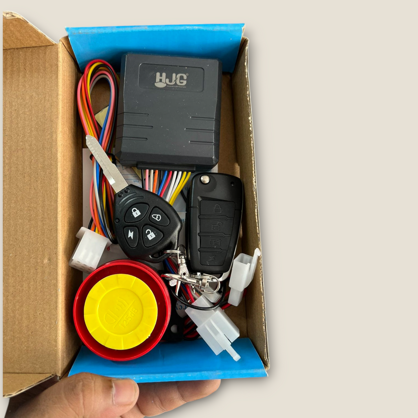 HJG Anti-theft system for two Wheeler