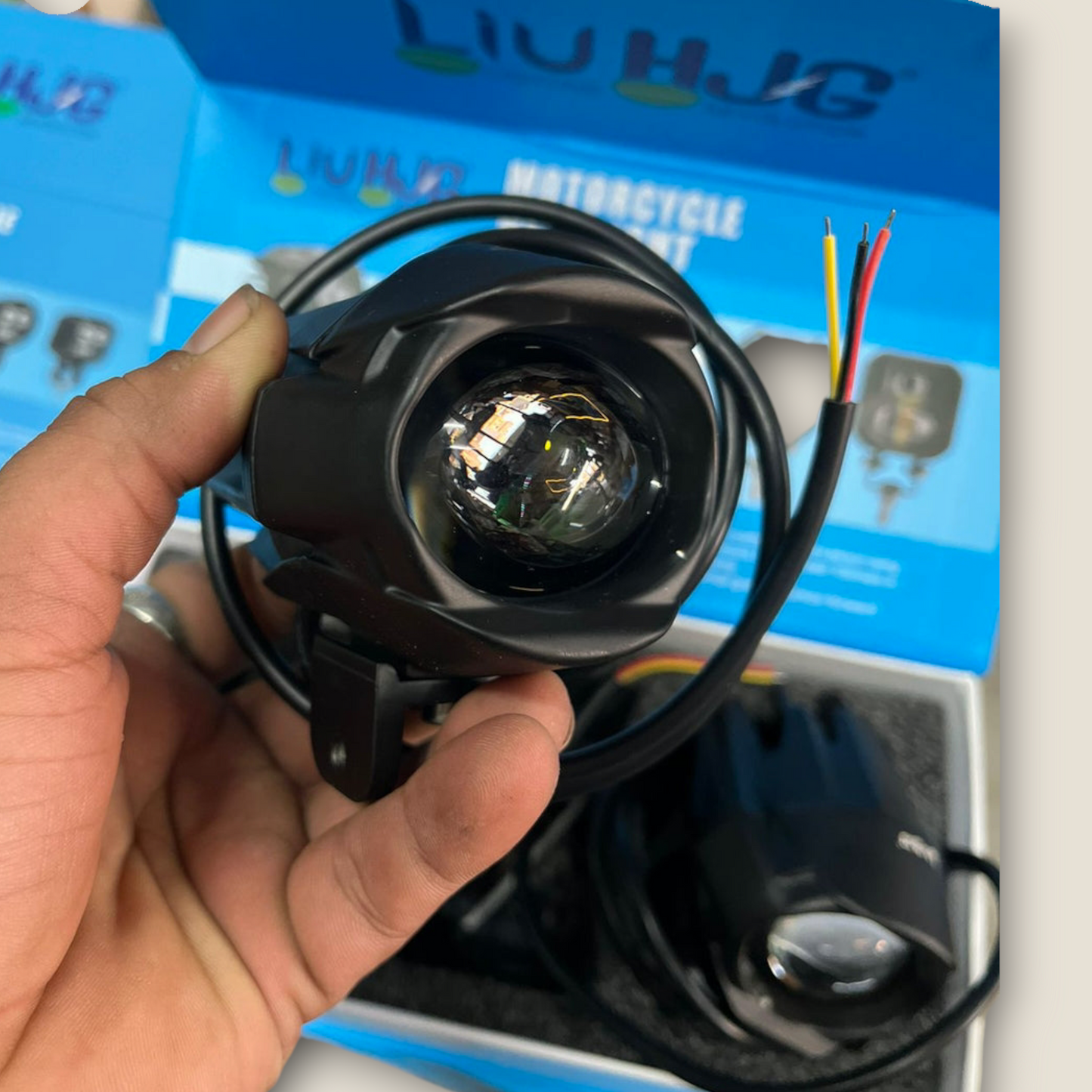 LIU HJG 80W Round Single Lens CREE LED Fog light