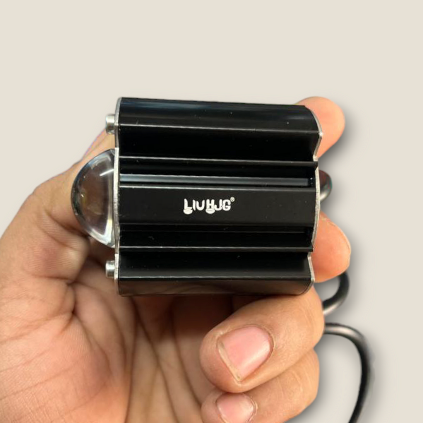 LIU HJG 30W Yellow/White Motorcycle Mini Driving Fog Light Motorcycle Spot Light with 1 YEAR WARRANTY