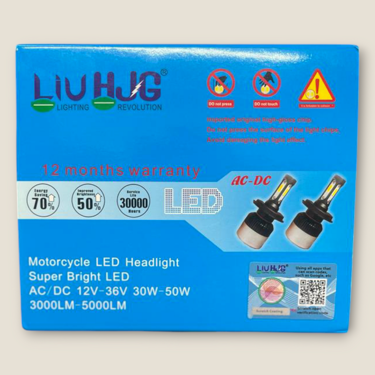 LIU HJG 100W/Pair Night Eye Style LED Headlight (2pc)