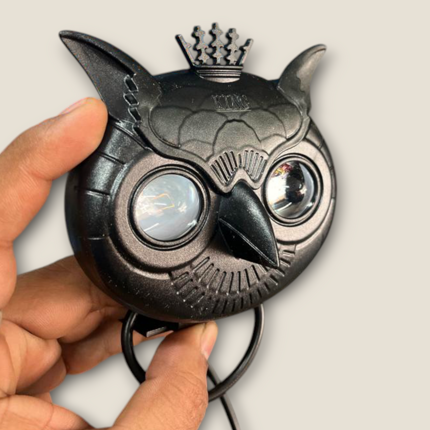 BAOBAO King Owl Led fog light 9 Mode 9 Color Spotlight motorcycle lamp for universal vehicles with Turn On/Off Switch