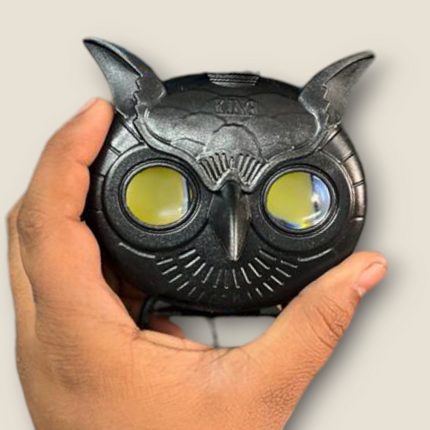 BAOBAO King Owl Led fog light 9 Mode 9 Color Spotlight motorcycle lamp for universal vehicles with Turn On/Off Switch