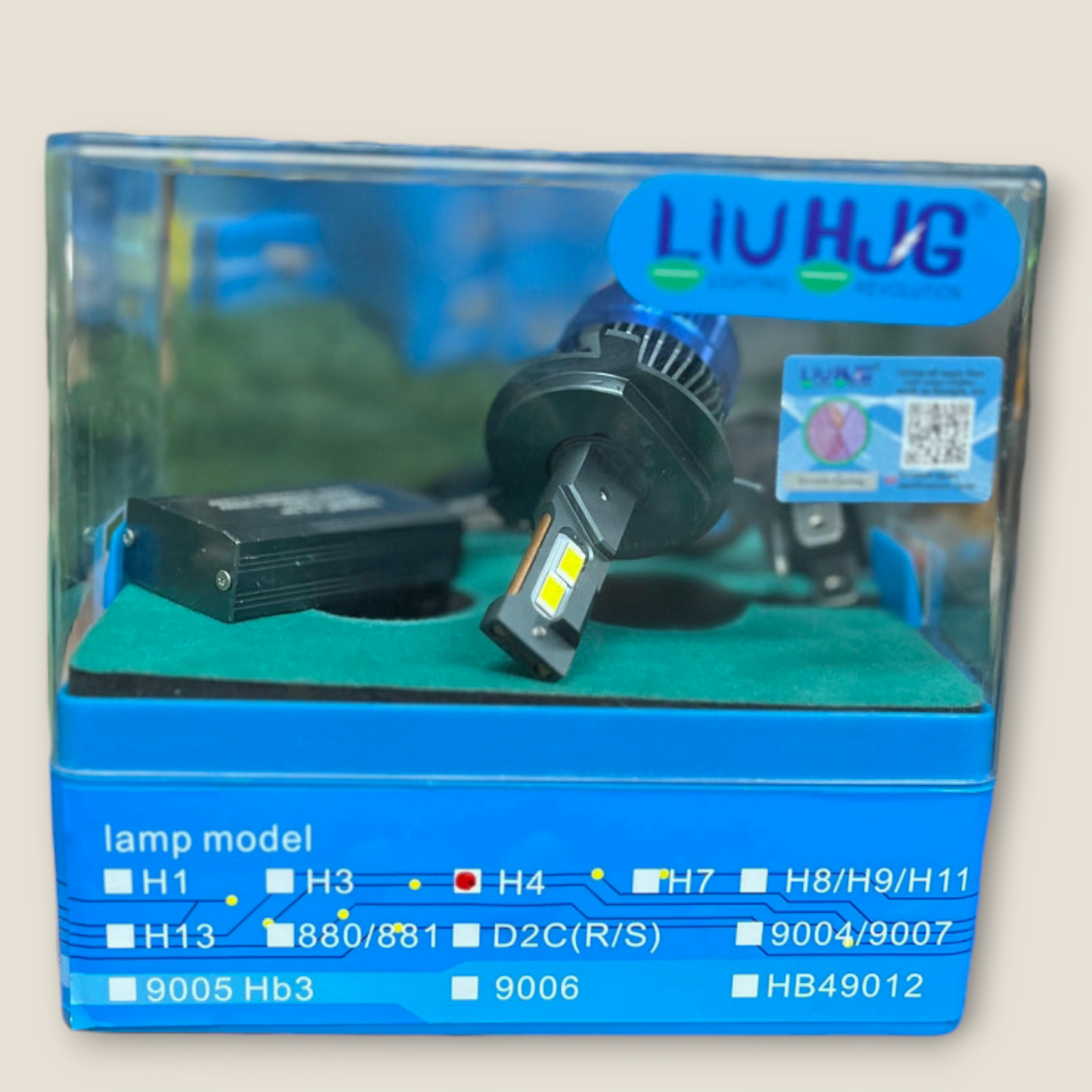 HJG 120W H4 LED Headlight ( Pack of 1 )