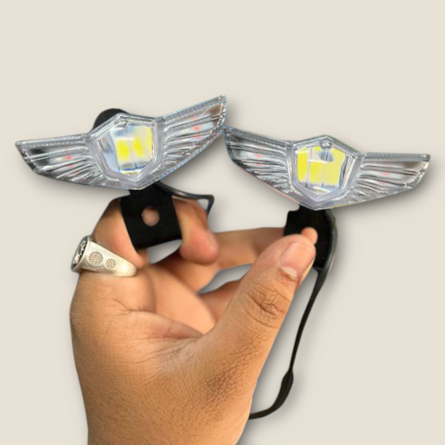 Universal Fly Wings Motoled RGB Flashing Modes LED Light for bikes (2 Pcs)