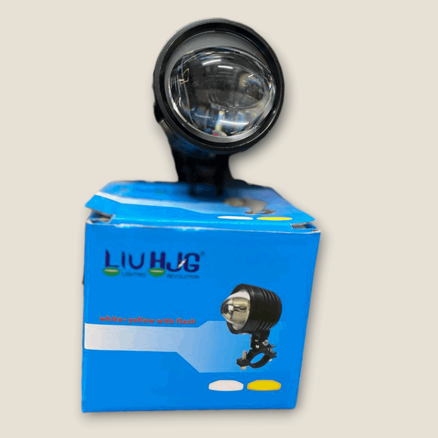 Original 40W HJG T20 Curve Lens White and Yellow Fog Light