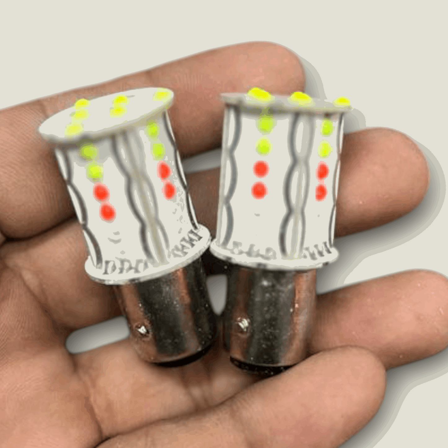 RGB Motorcycle Strobe LED Brake Tail Light (Pack of 2)