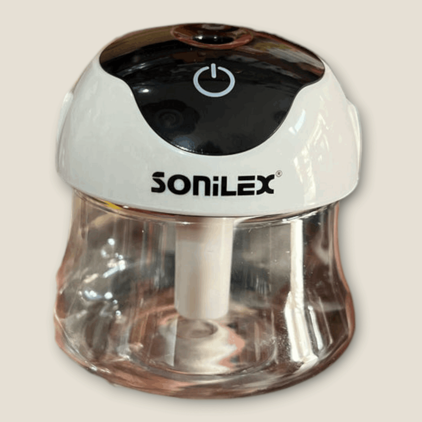 Sonilex USB Mist Humidifier Diffuser with 7 Color LED - Air Humidifer for Room Office and Car Air Purifier (white)