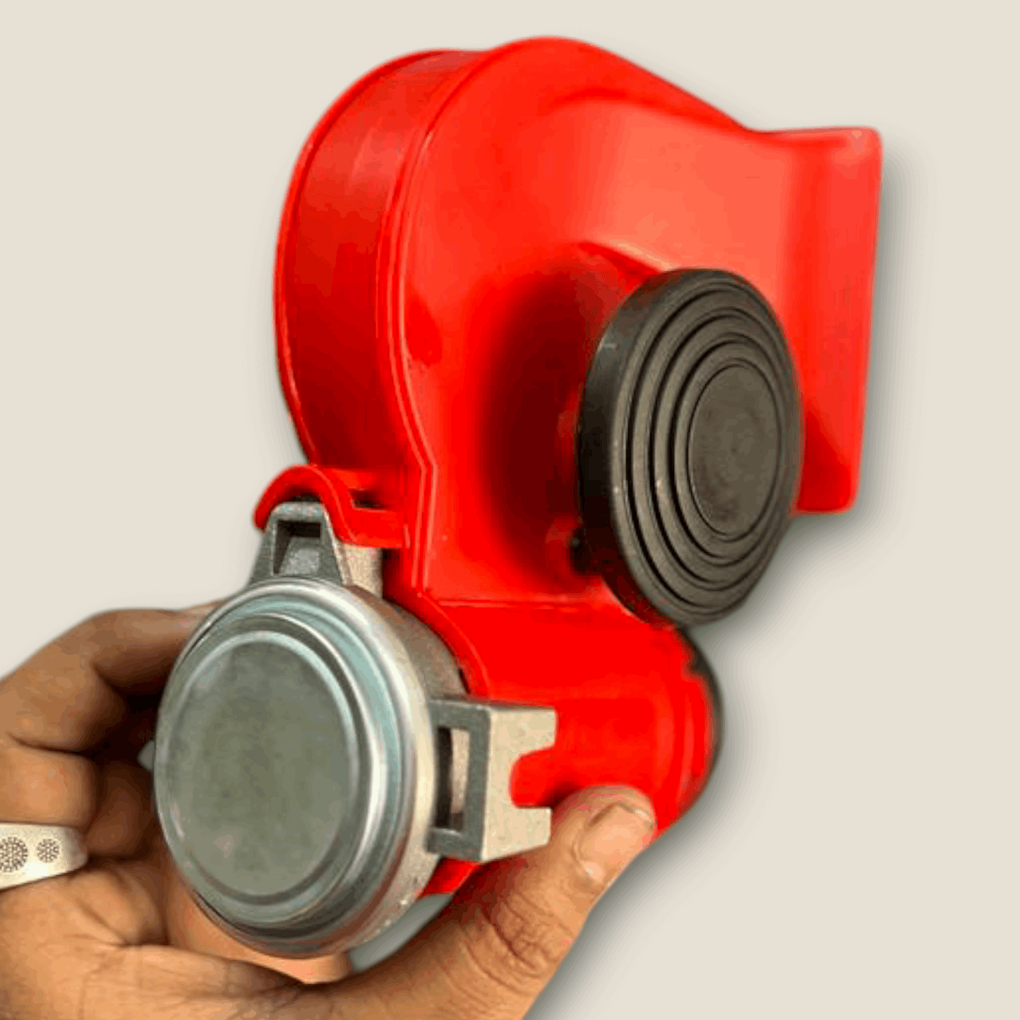 2 Pipe Compact Twin Air Pressure Horn (HIGH + LOW) Universal for all types of Vehicles