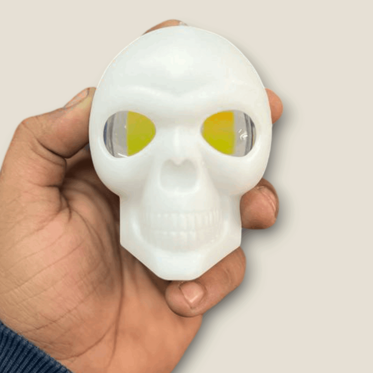 Unique and Fancy 25W White Skull Fog Light with Laser (1 piece)