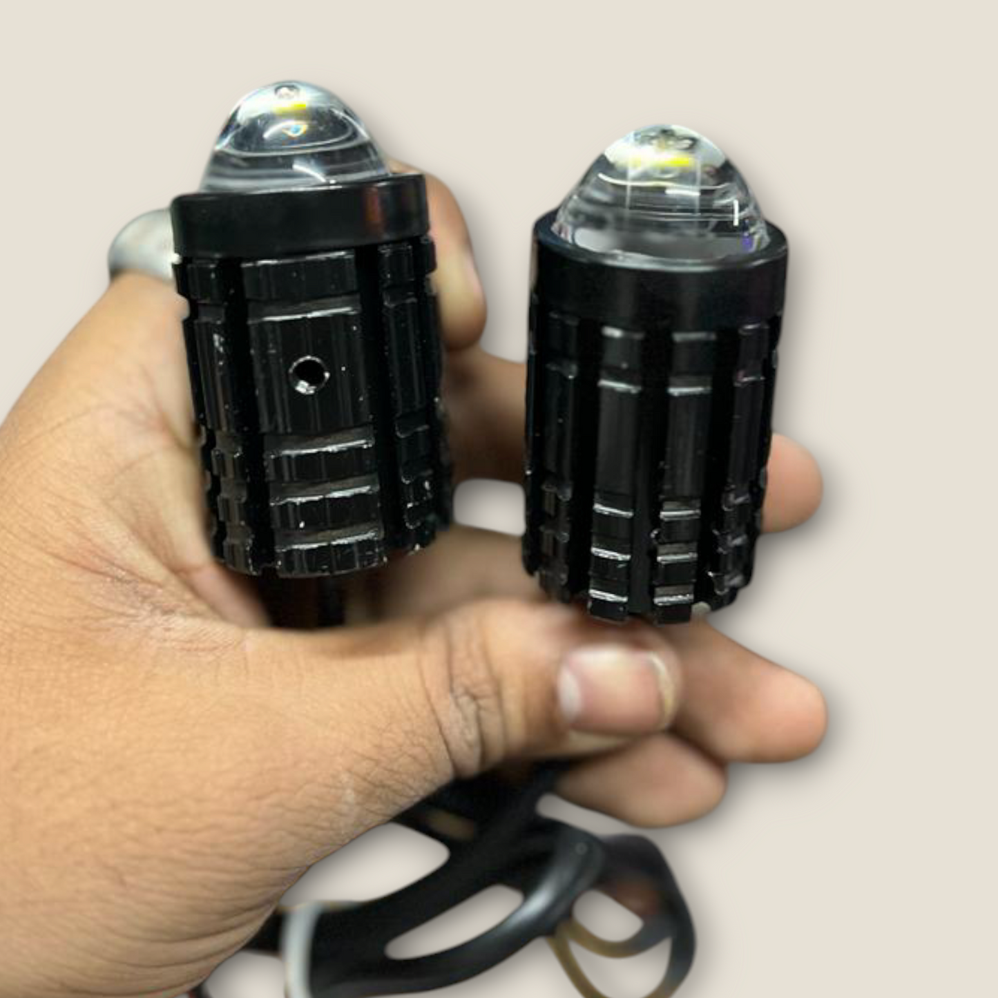 40W HUKP Mini Driving Light High and Low Beam Yellow / White LED Aniti Fog For Cars / Motorcycle