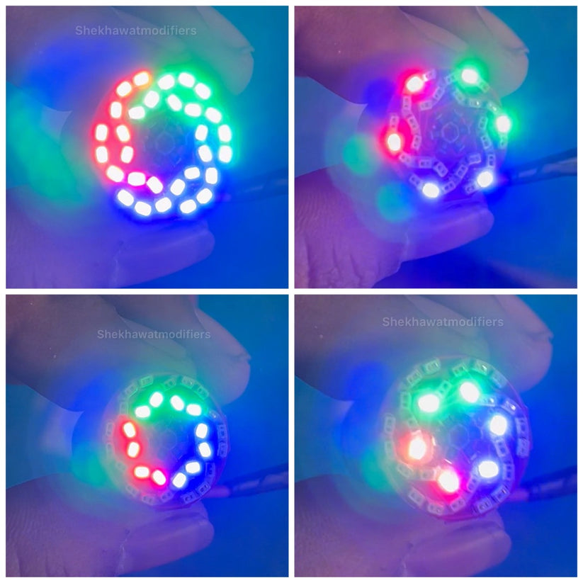 4PCS Motorcycle 30SMD Turn Signal, Colorful Brake Lights, Burst Flash Lights, Car Motorcycle LED Brake Light Bulb
