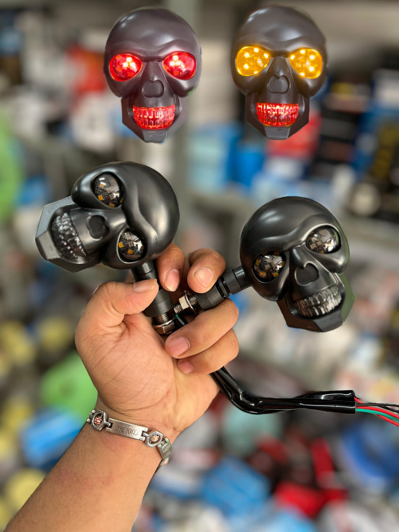 Ghost Rear, Front Dual Mode Parking and Running LED Indicator Light for Universal For Bike