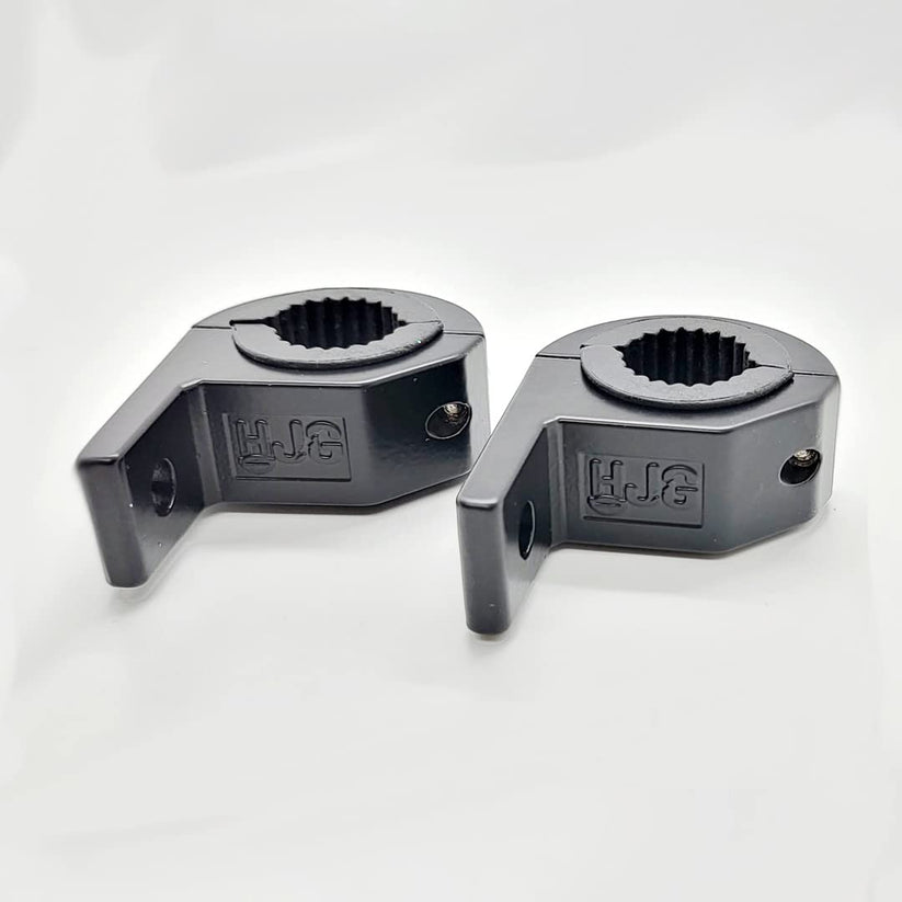 Universal Fog Light Clamp for Bike Headlight Mount (Set of 2)