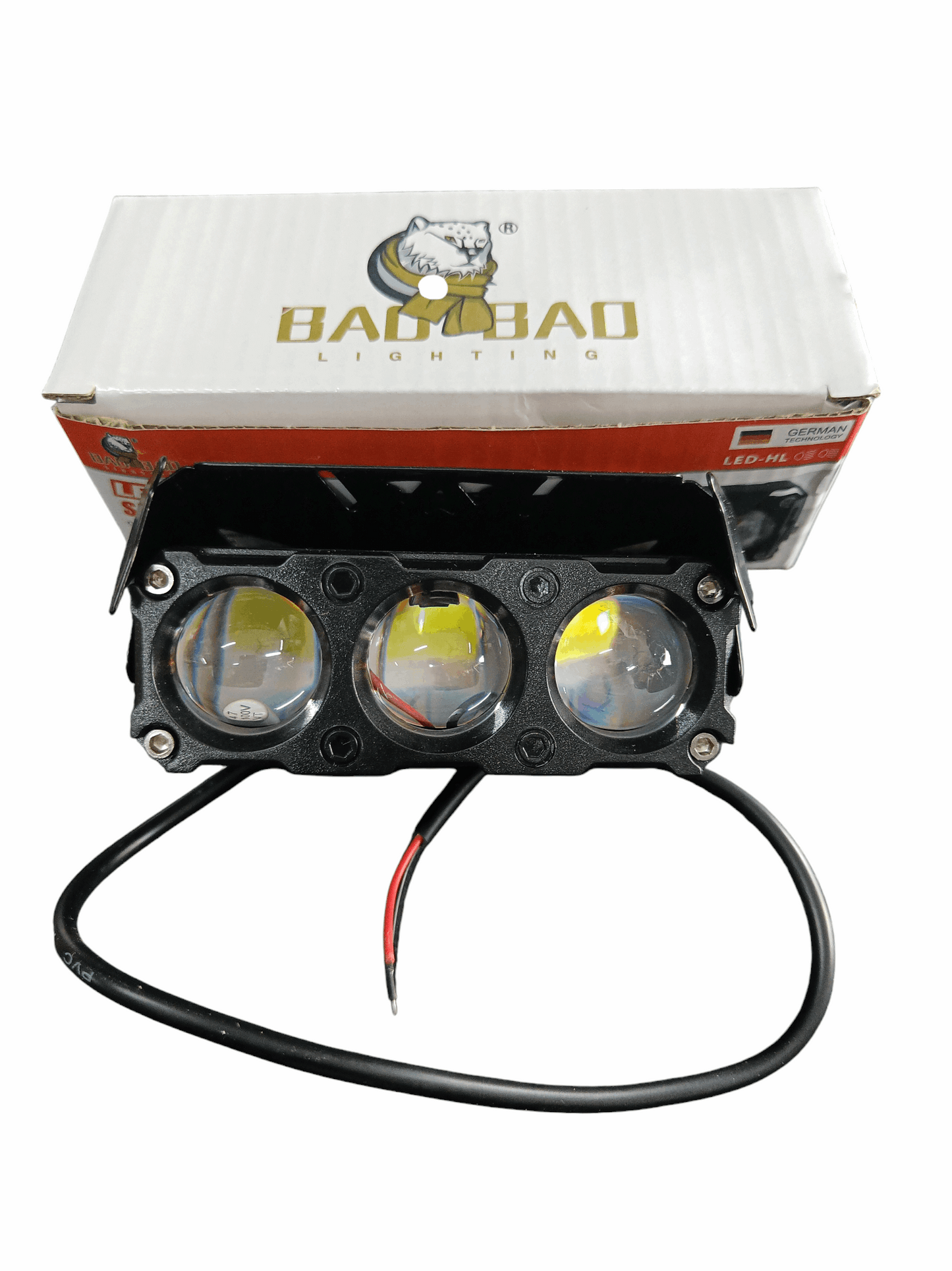BAOBAO 20W 3 LED 4 in 1 Mode Powerful Focus LED Fog Light, Reflecting 5 Modes White, Yellow, Yellow&White, Y&W Flashing