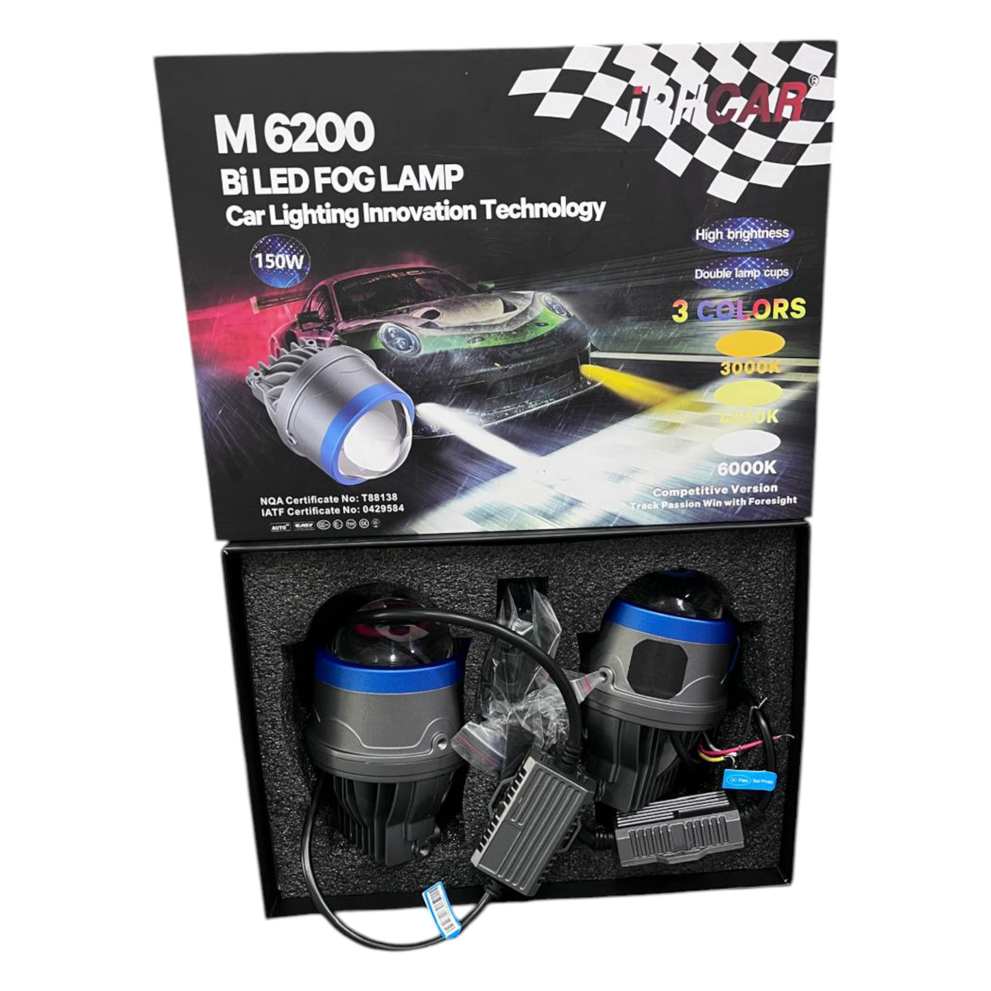 IPH M 6200 150W Tri Colour Projector Fog Lights