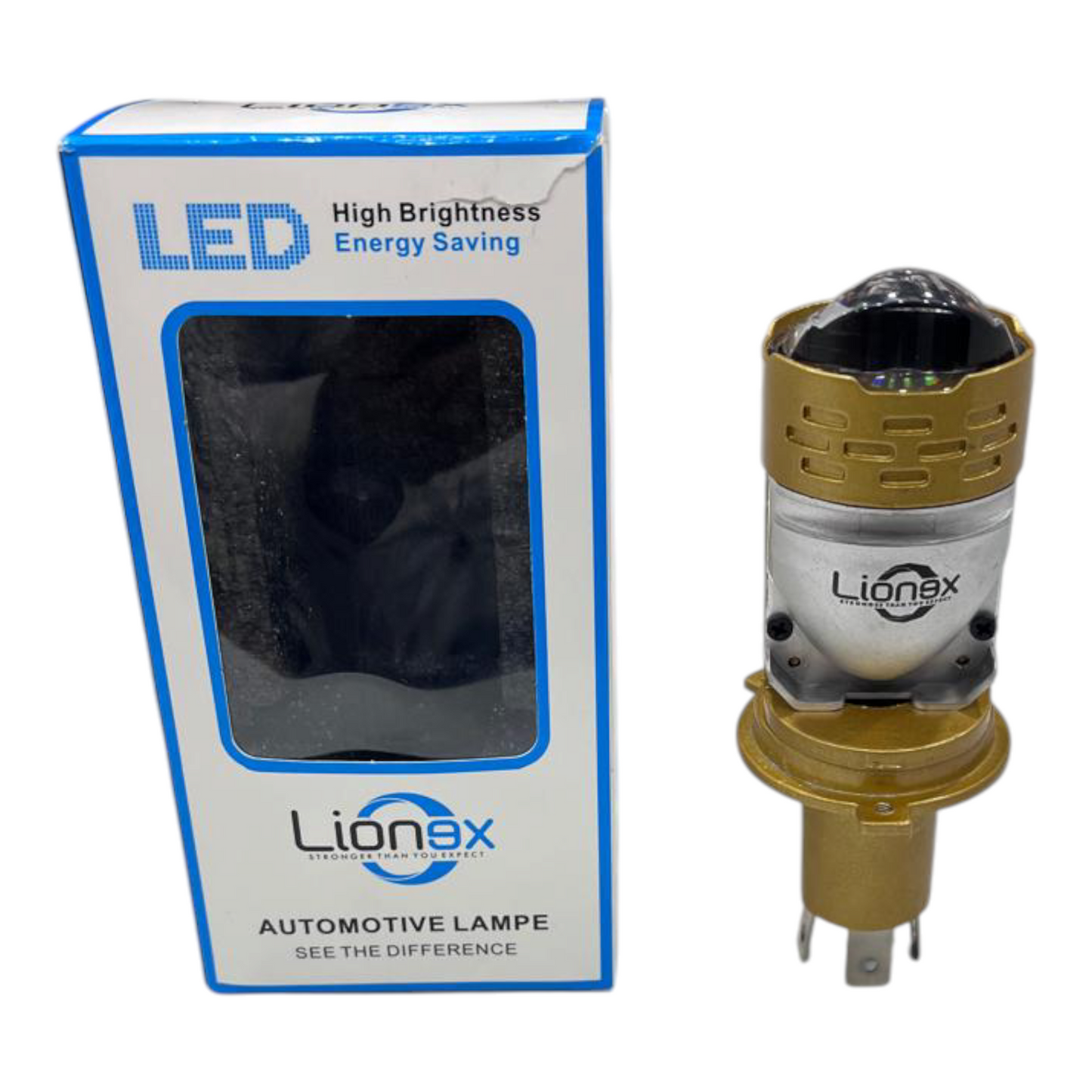 Lionex 80W Dual Lens LED Projector Headlight (1 Pc) – 2 Year Guarantee | Ultra Bright Beam