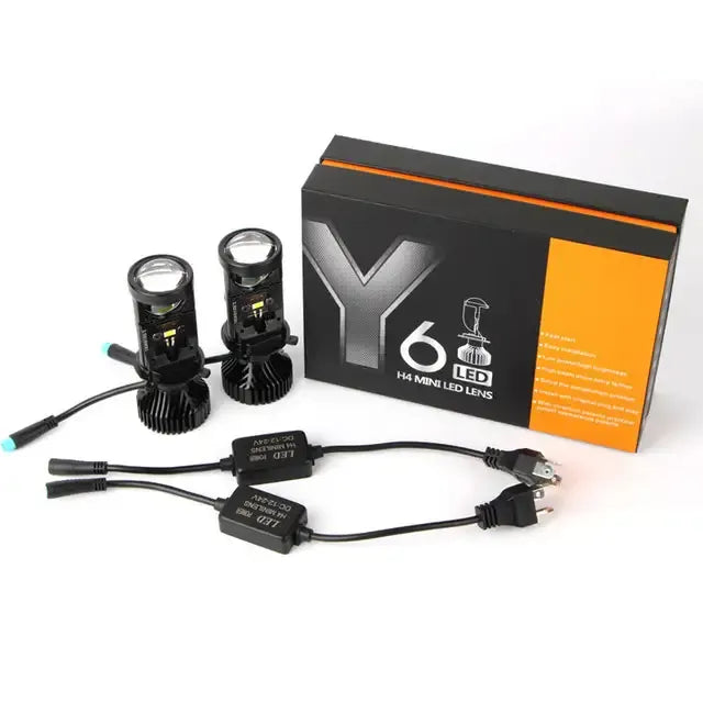 Y6 90W Mini Lens Projector Headlight ( Pack of 1 )
