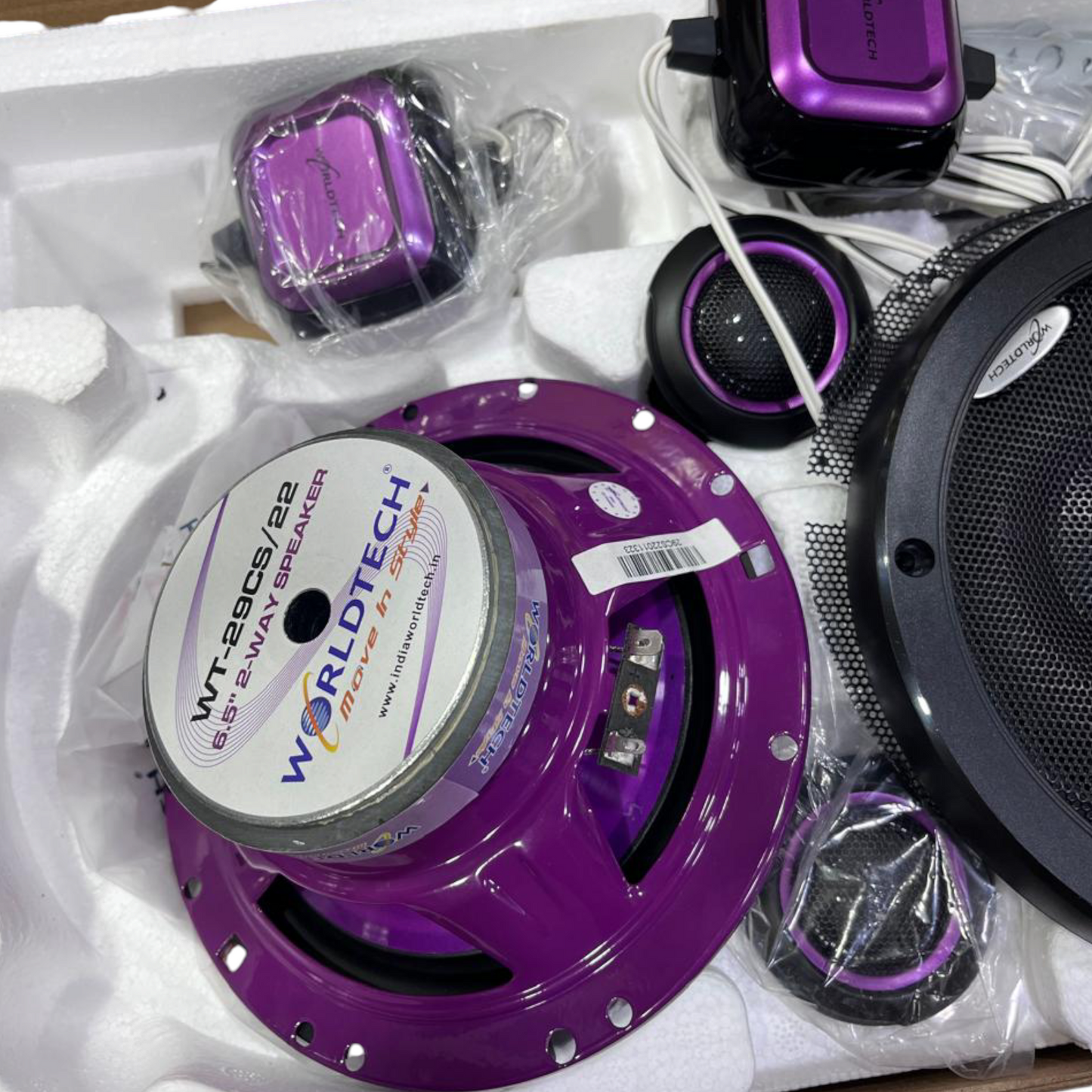 WORLDTECH WT-29CS/19 6.5'' Component 2-Way Speaker Series
