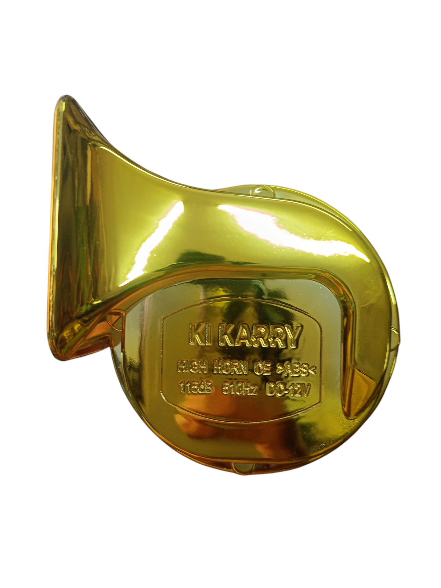 KiKarry Golden Polish Chrome Snail Trumpet Horn