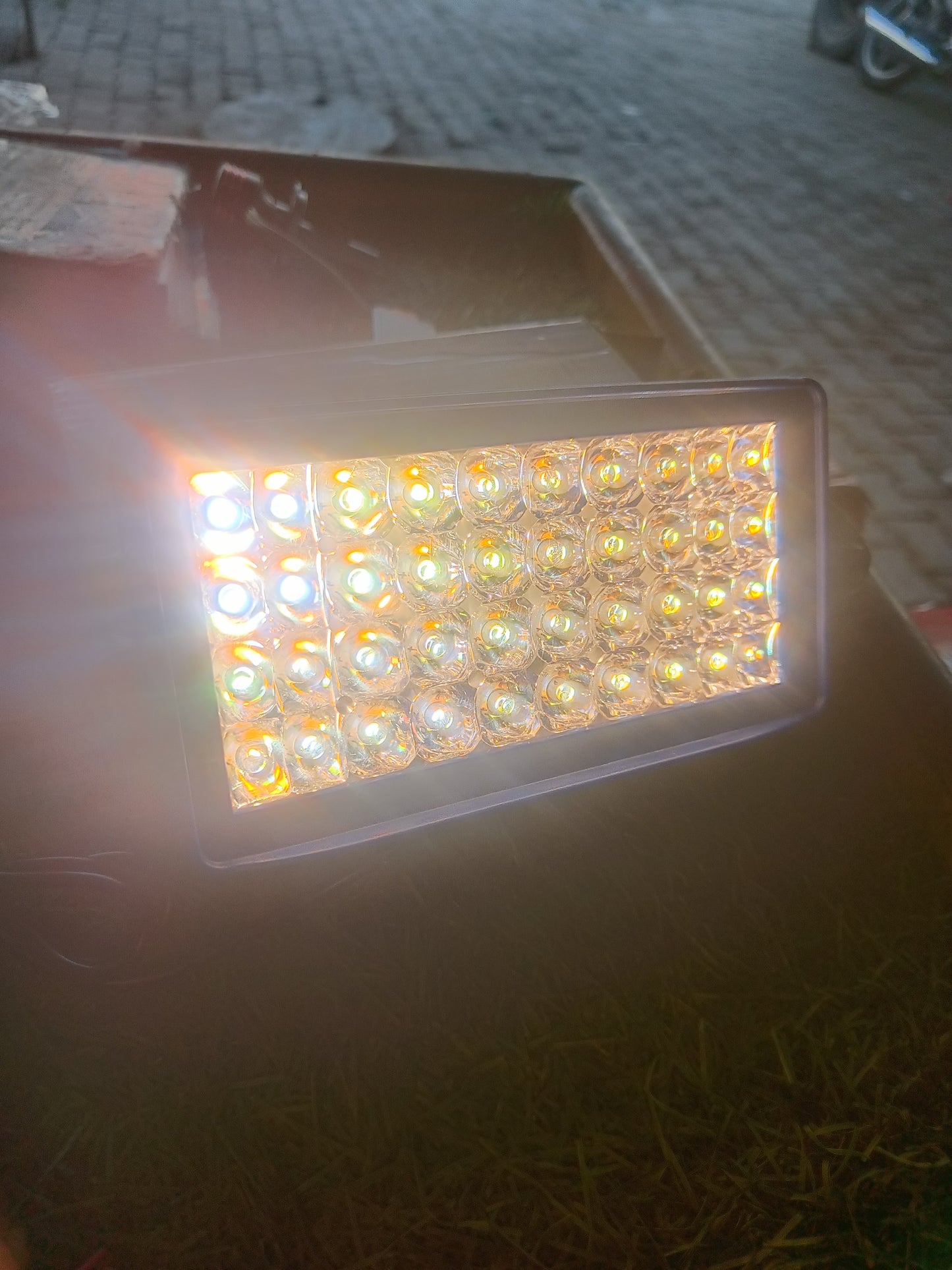 JAS 60W 40 Beads Led External Spot Light | White, Warm White and Yellow Colour | Flashing Mode