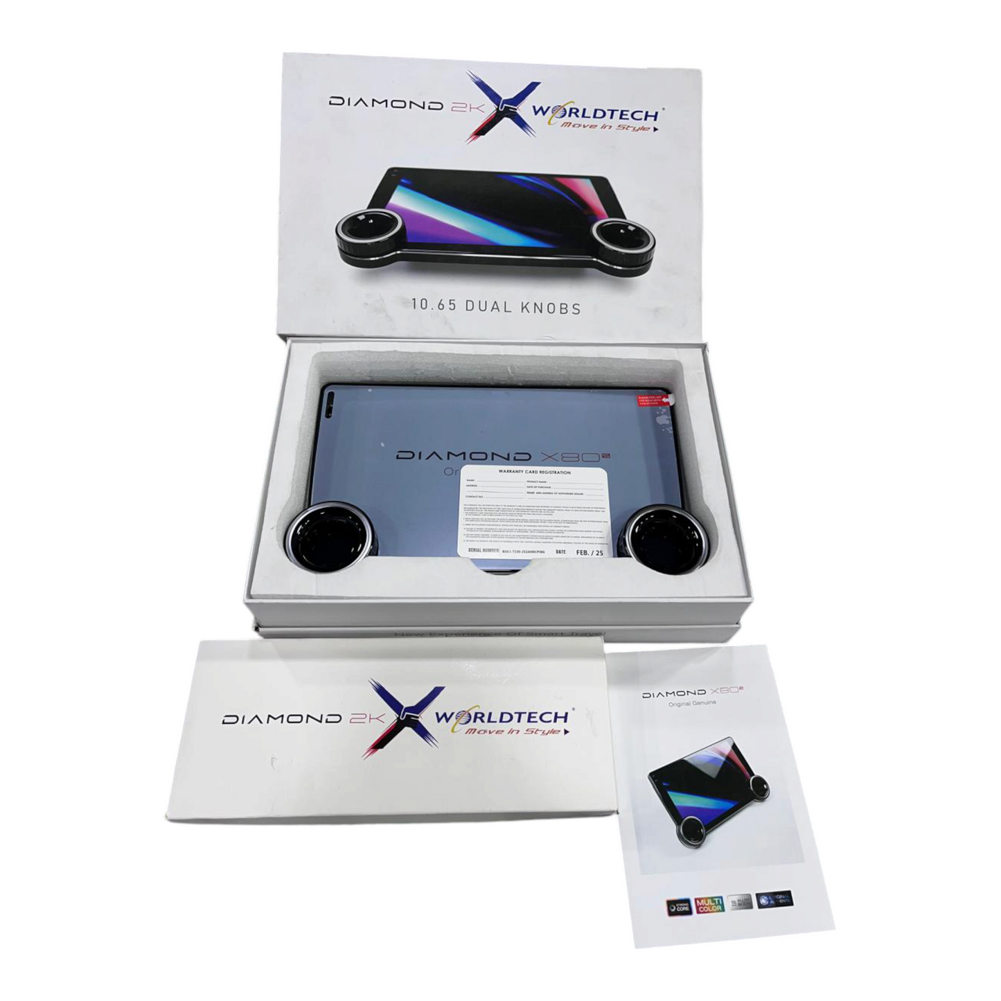 WorldTech Diamond 2K Qled Android Player with 2 Year Warranty