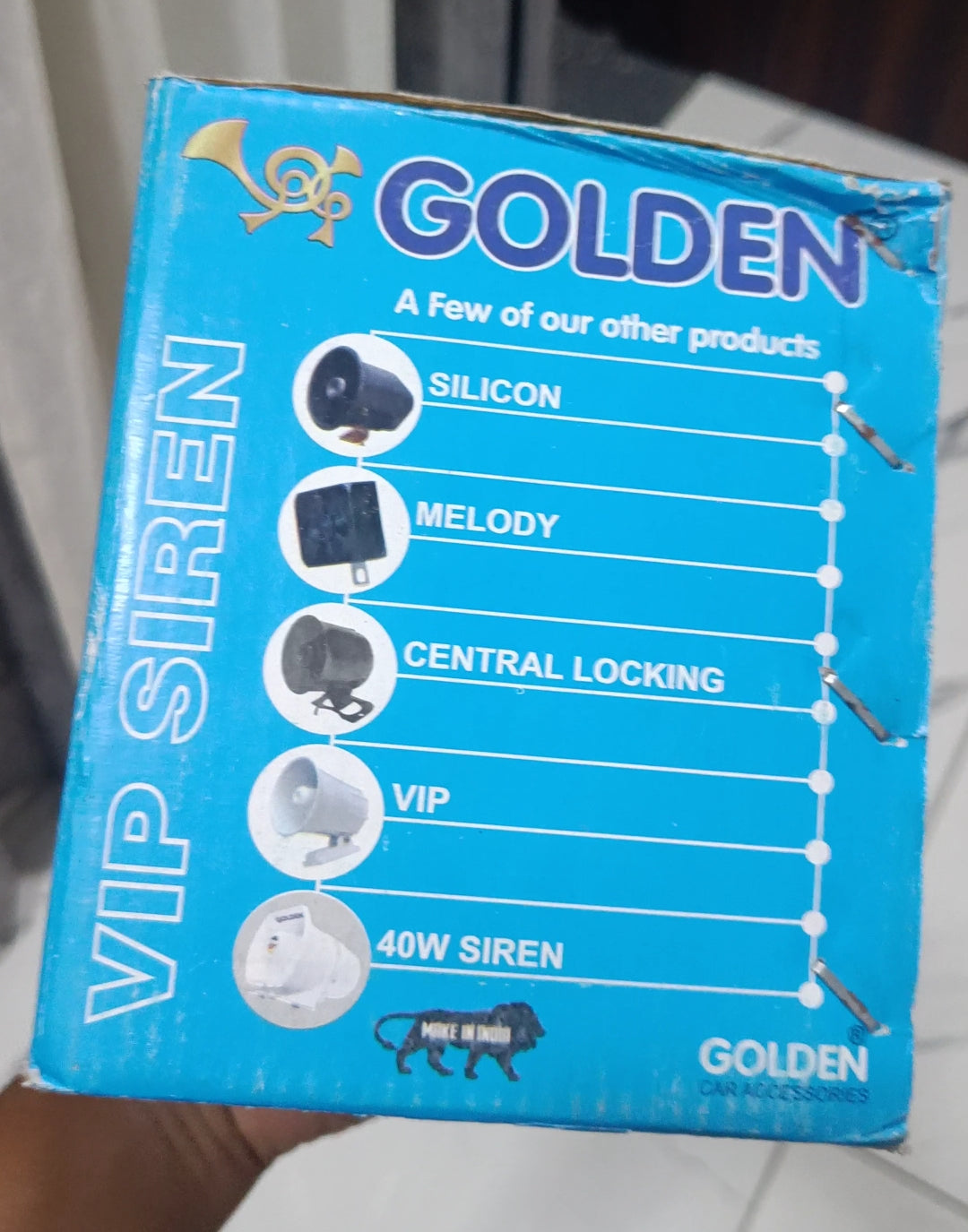 Golden 4 Tune VIP Siren For Cars, Trucks and Tractors