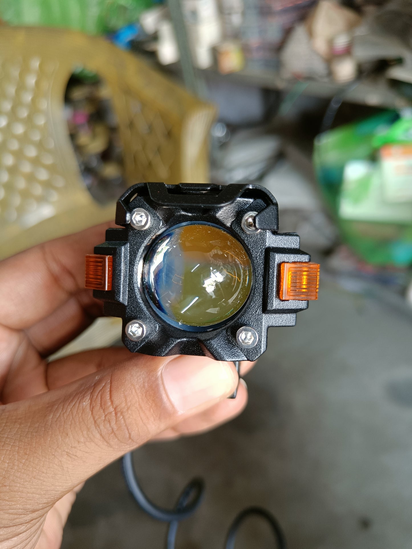 HJG 60W Transformer Fog Light with Red Devil Eye Mode