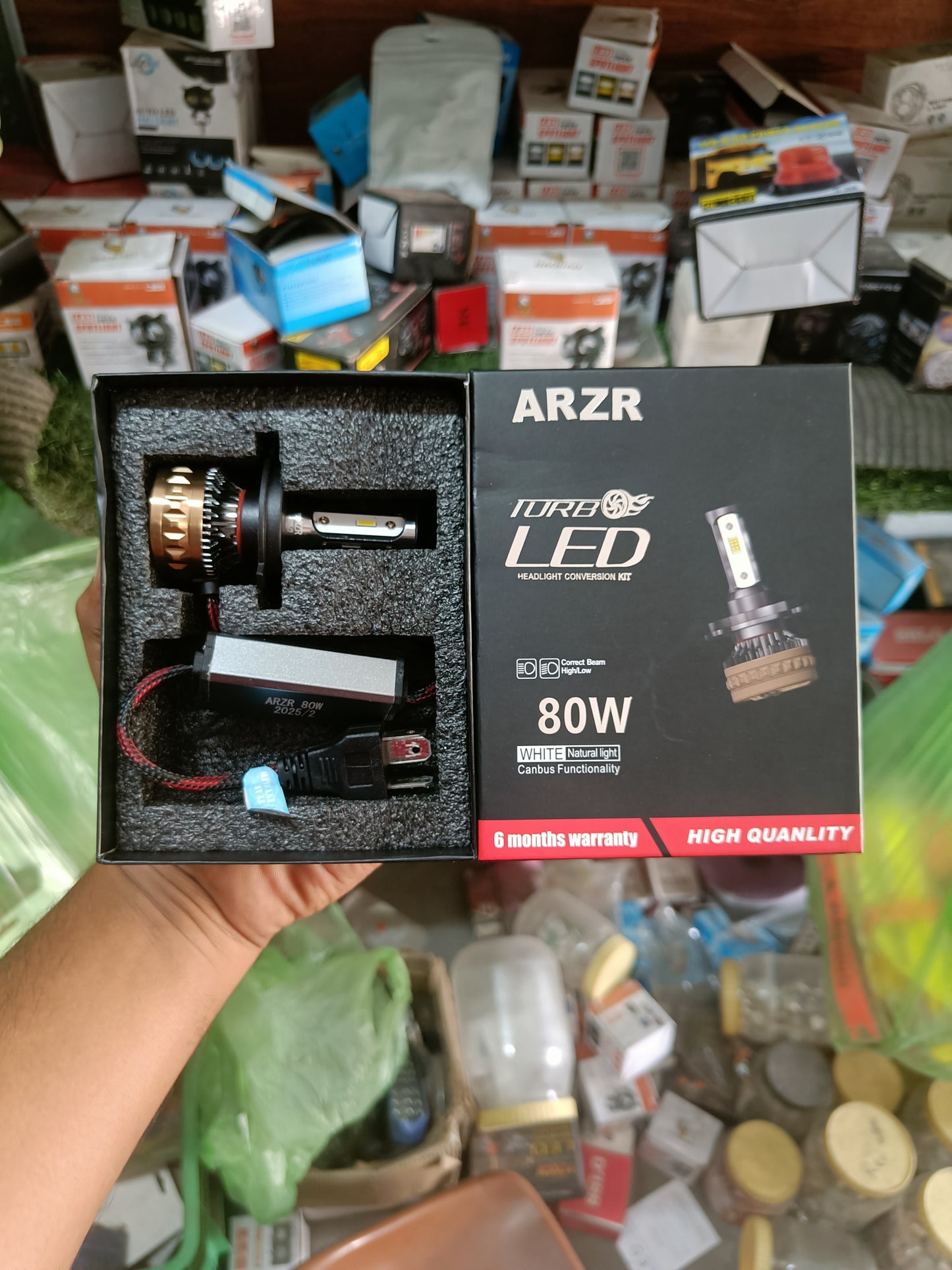 ARZR 80W LED HEADLIGHT (1 Pcs)