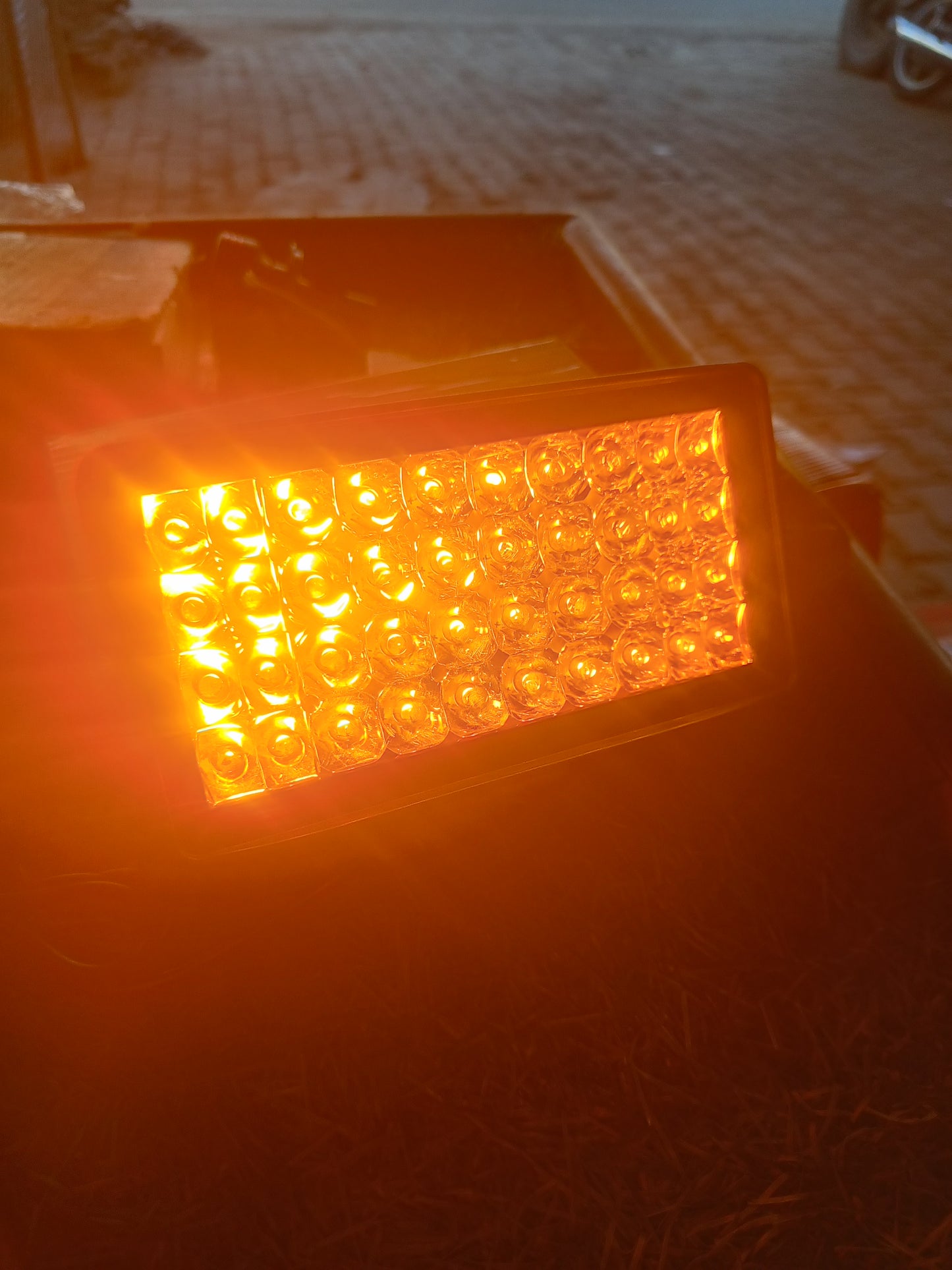 JAS 60W 40 Beads Led External Spot Light | White, Warm White and Yellow Colour | Flashing Mode
