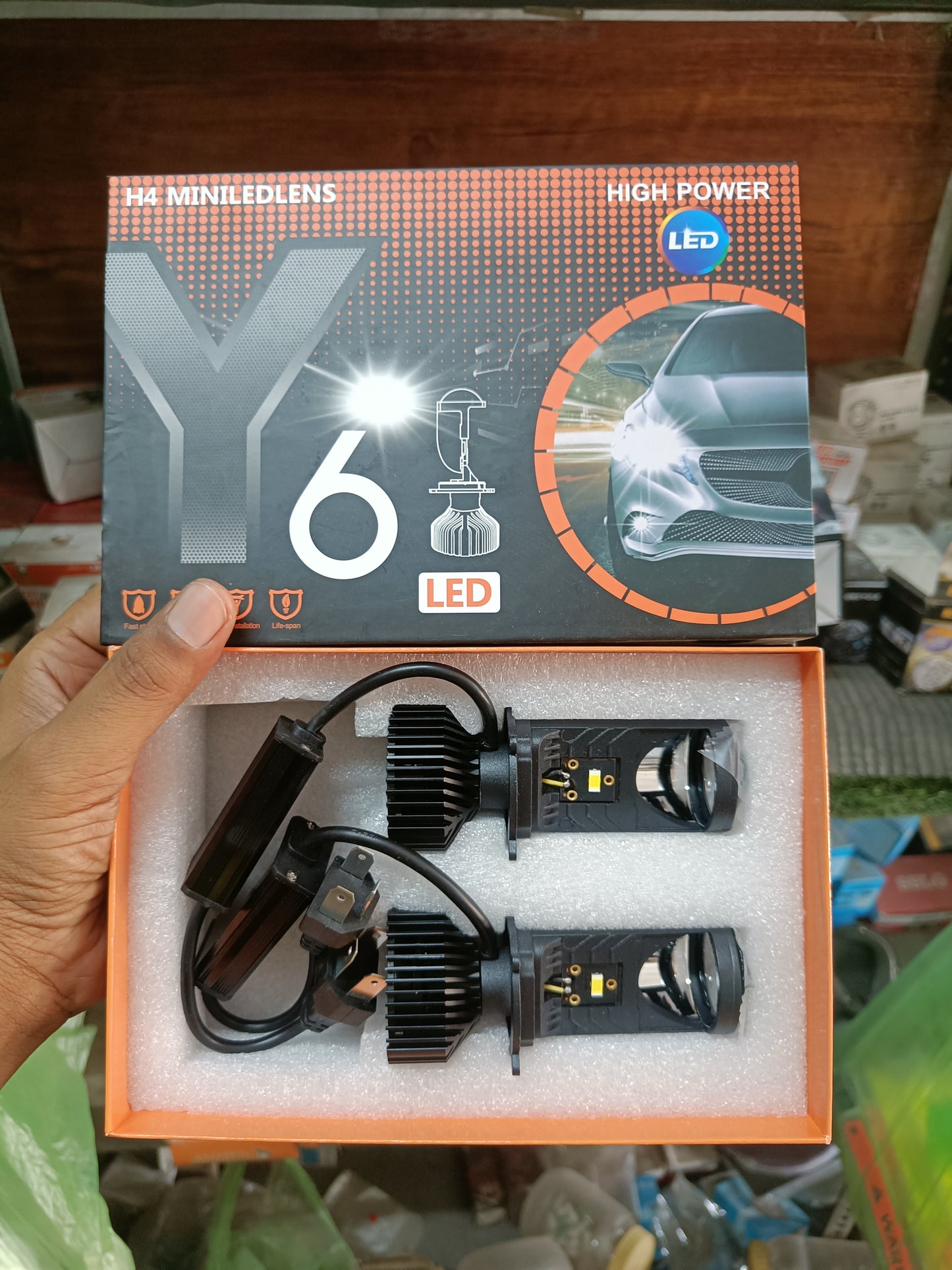 Y6 90W Mini Lens Projector Headlight