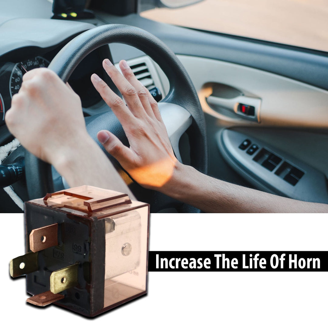 Universal Horn Headlight Relay 12 VOLT - 80A Four Pin Relay