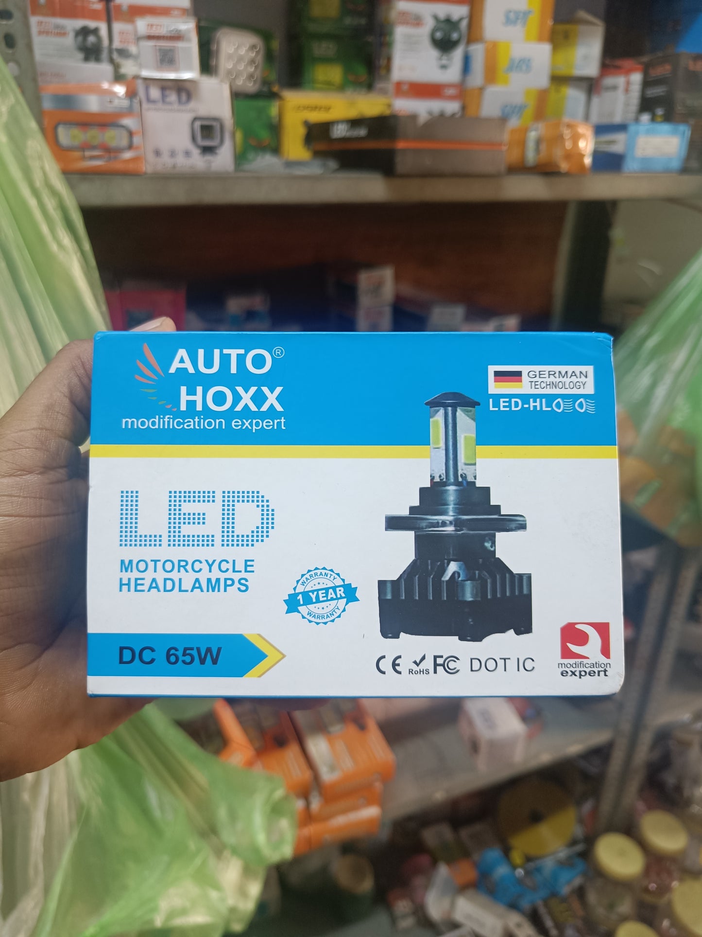 Auto Hoxx 65W White Yellow Headlight ( 1 Pcs )