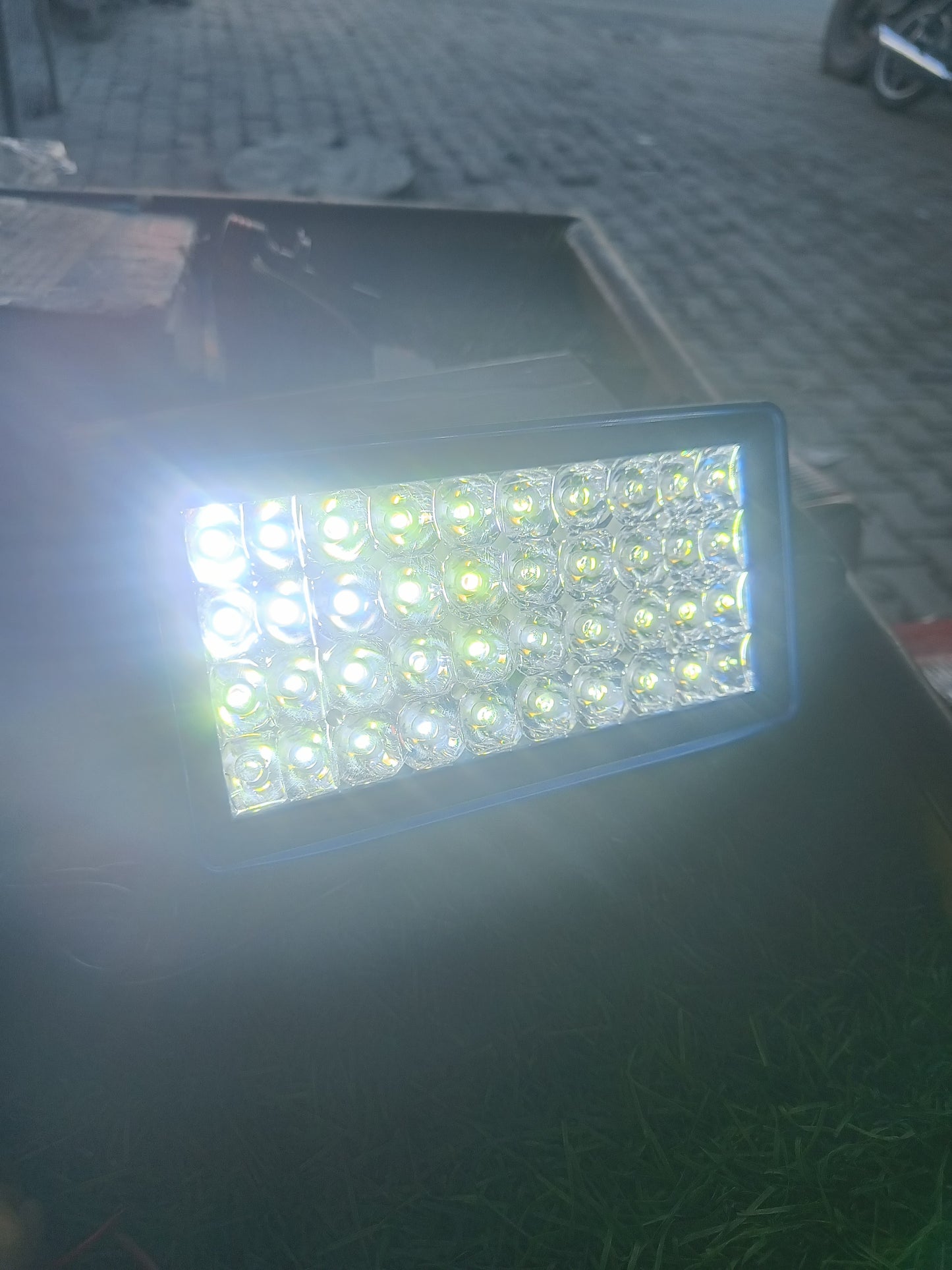 JAS 60W 40 Beads Led External Spot Light | White, Warm White and Yellow Colour | Flashing Mode