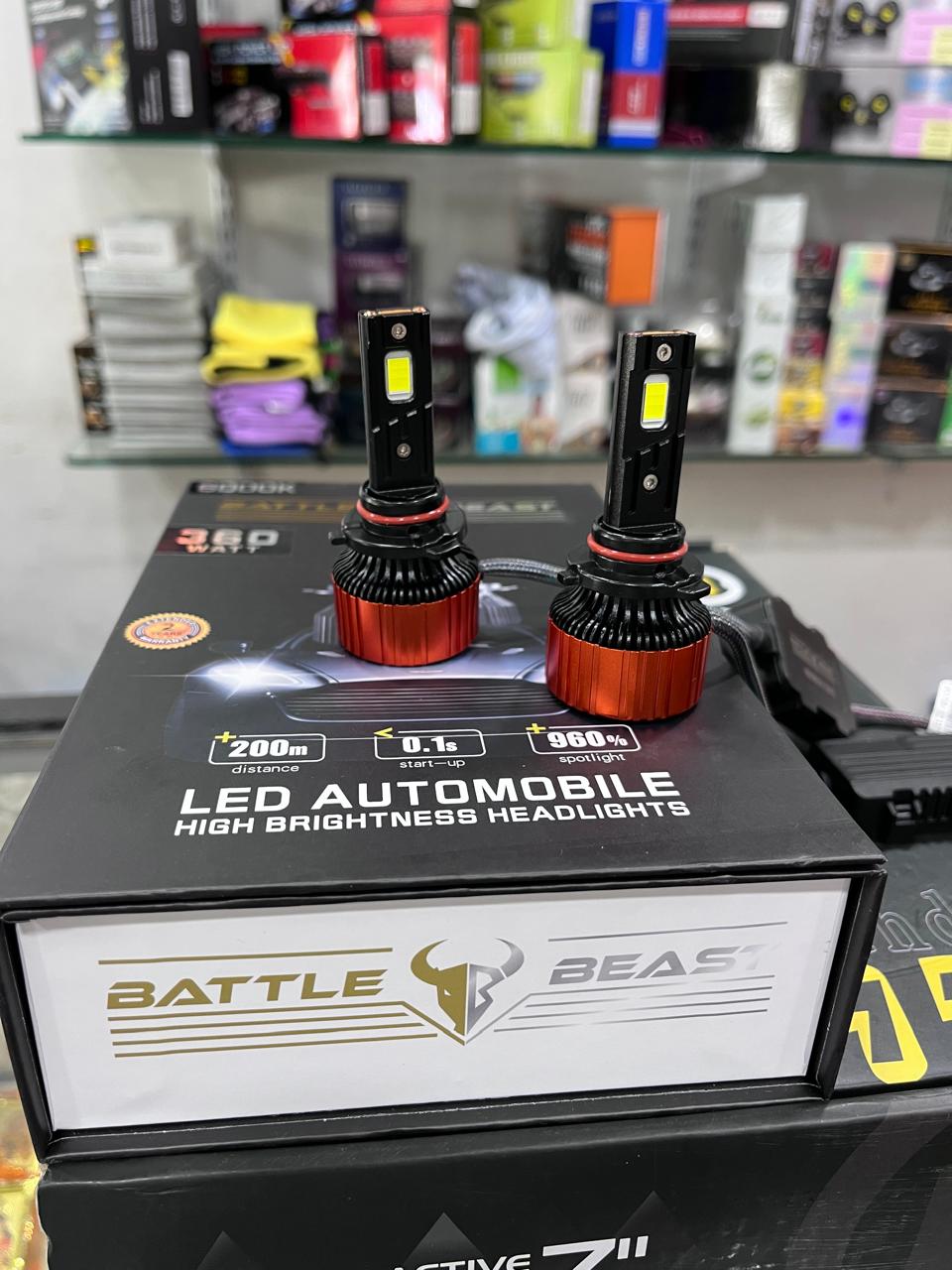 360W Battle Beast Headlight with 2 Year Replacement Warranty