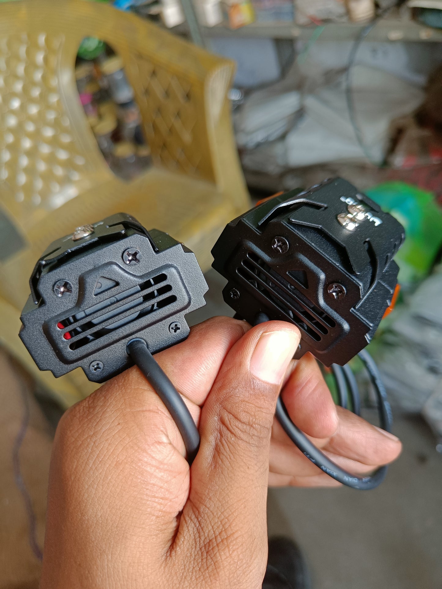 HJG 60W Transformer Fog Light with Red Devil Eye Mode