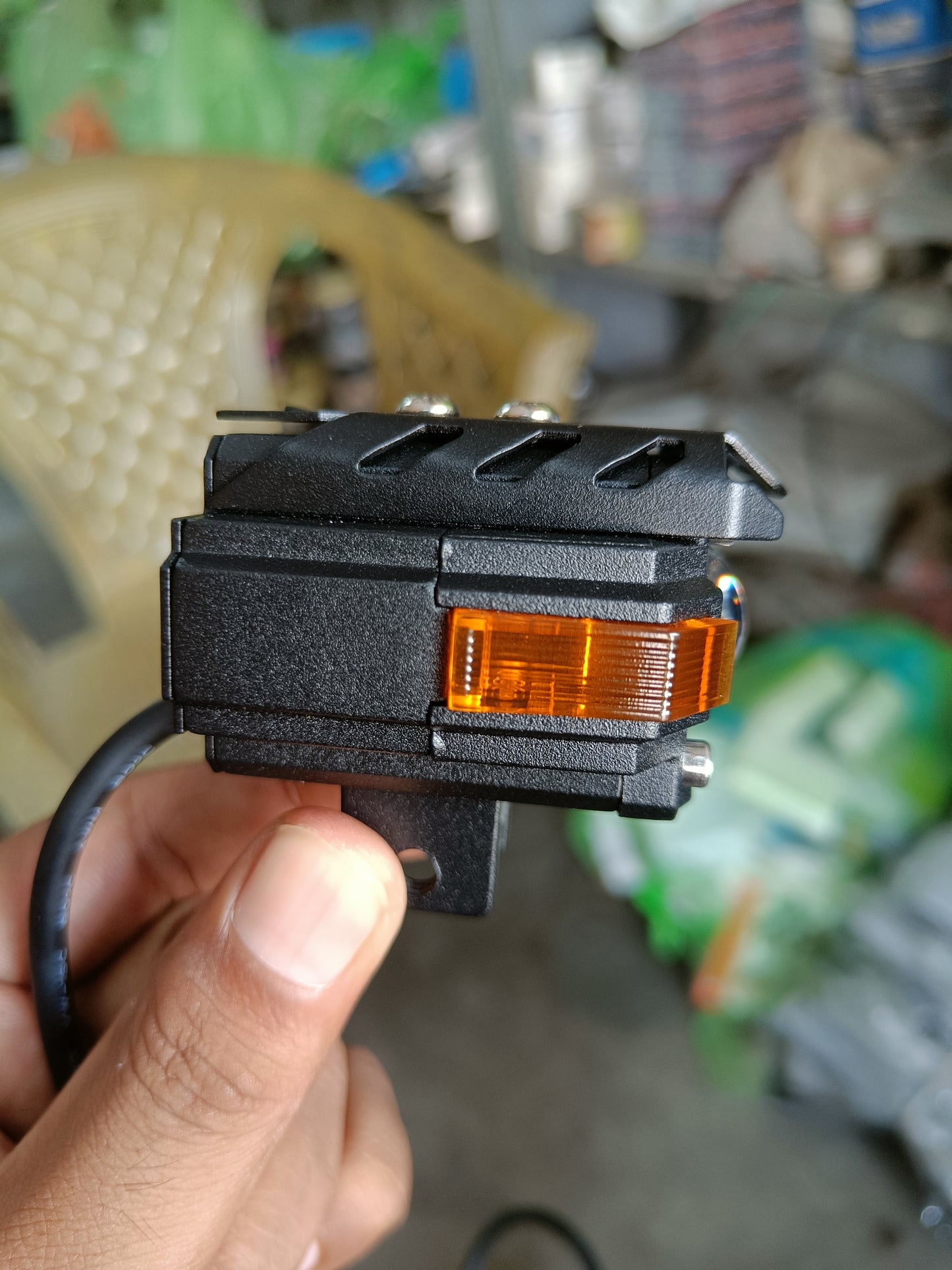 HJG 60W Transformer Fog Light with Red Devil Eye Mode